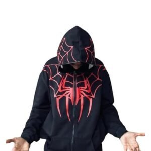 STYLEVERSE Men's Cotton Spiderman Full Zipped Hoodies Trendy and Comfortable