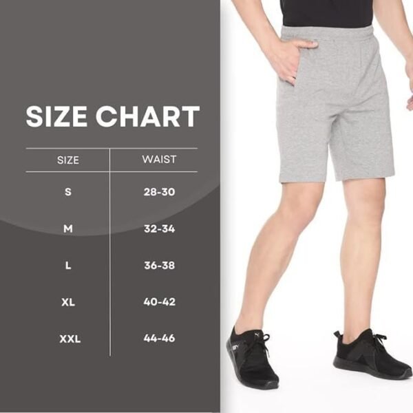 Pepe Jeans Men's Cotton Boxer Shorts Regular Fit Solid Shorts (Pack of 1) - Image 2