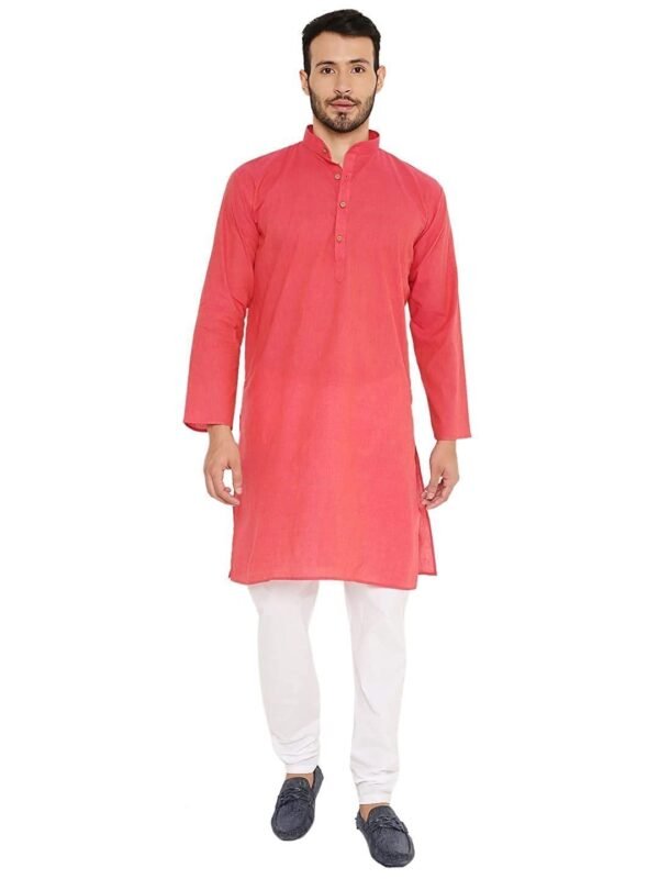 Handloom Cotton Kurta Pyjama Set for Men