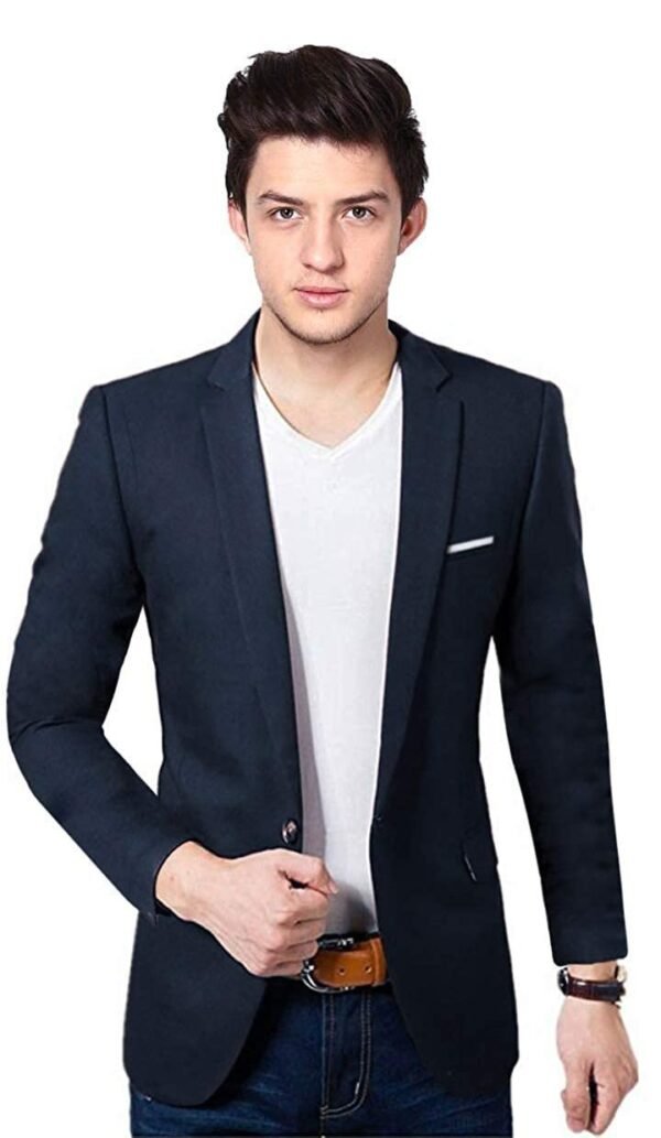 Men's Slim Fit Single Breasted Blazer