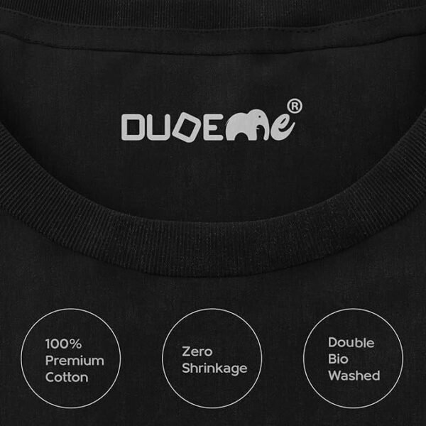 DUDEME Motorsport Hoodie for Car Enthusiast for Men & Women Black Hoodie 100% Cotton Car Printed Hoodies. - Image 2