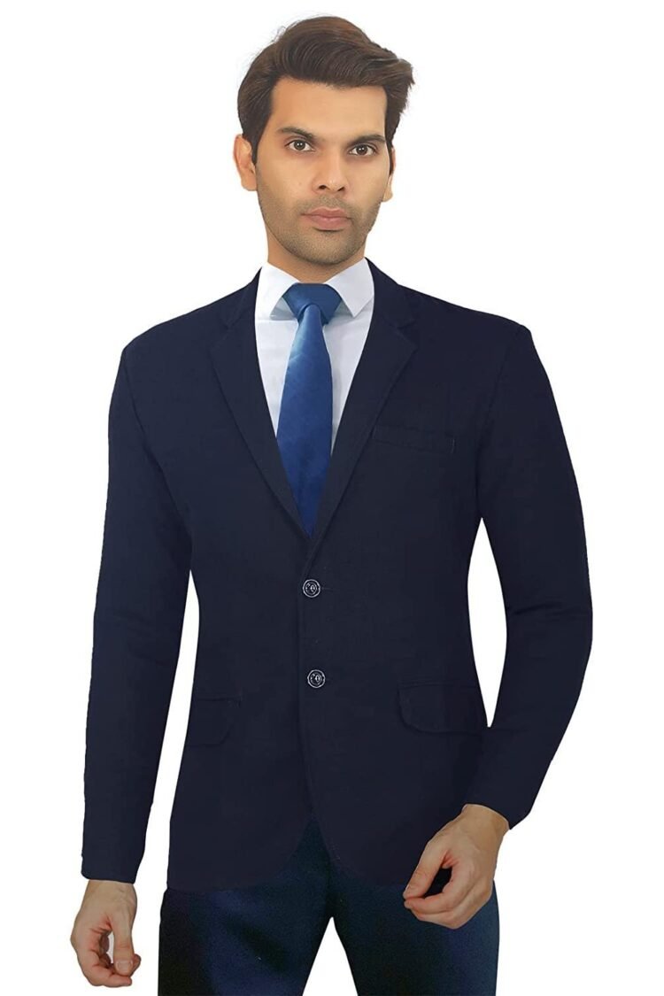 Two Button Blazer Stylish Blazer Formal Blazer Coat for Men