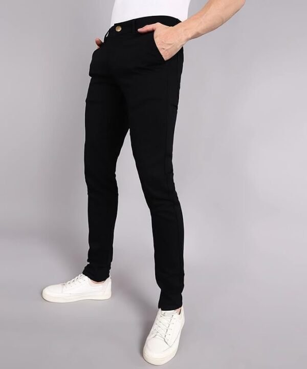 Urbano Fashion Men's Slim Fit Washed Jeans Stretchable - Image 3