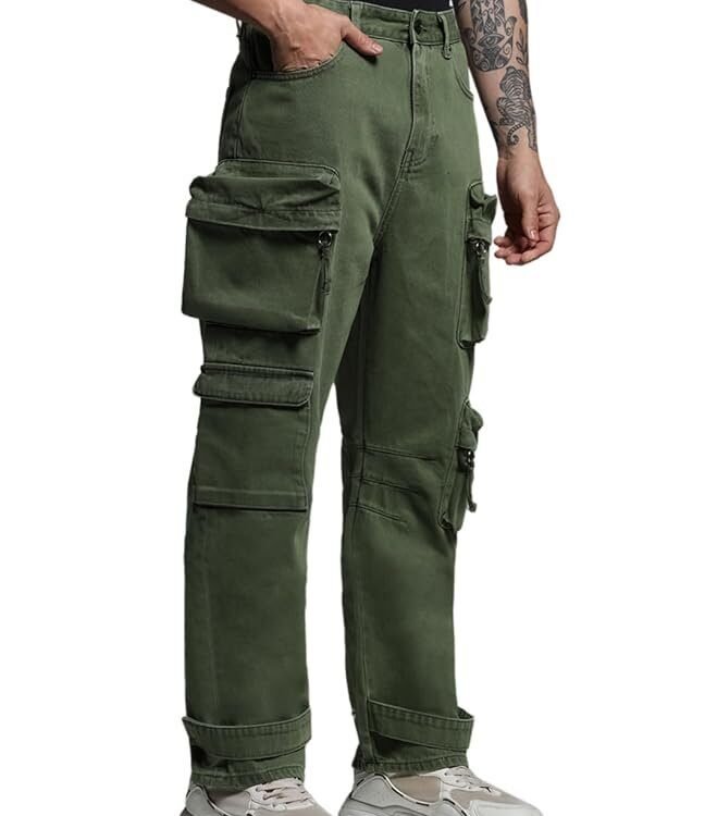 AACK & JONES Men's Loose Jeans