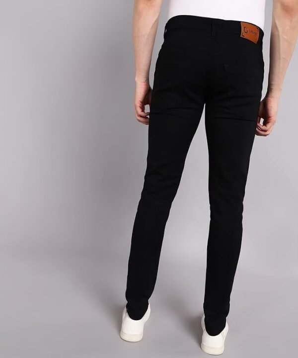 Urbano Fashion Men's Slim Fit Washed Jeans Stretchable - Image 4
