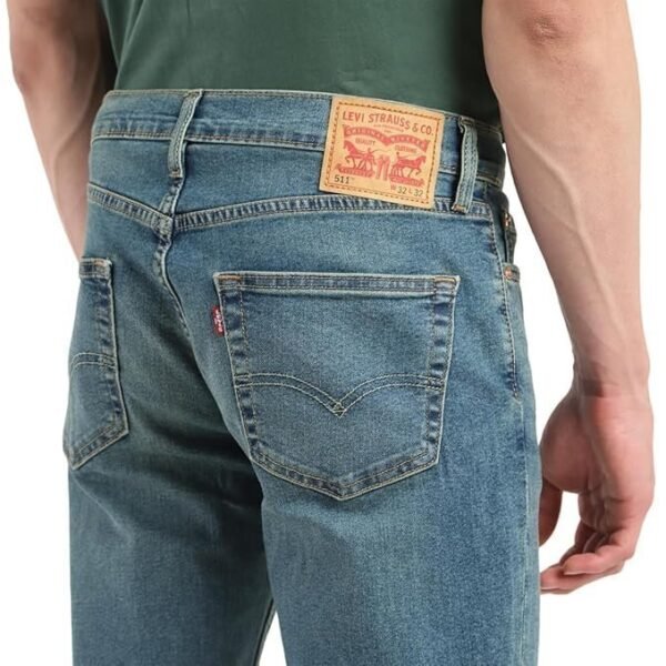 Levi's Men's Slim Fit Mid-Rise Stretchable Jeans - Image 2