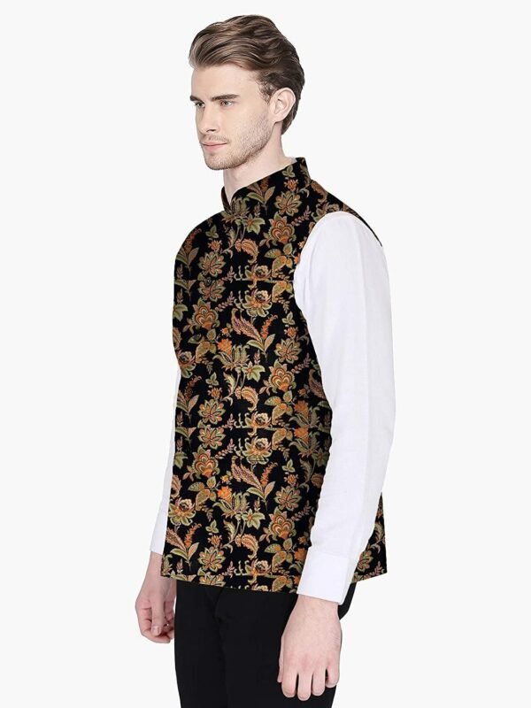 Modi Jacket for Men - Wedding Nehru Coat - Image 2