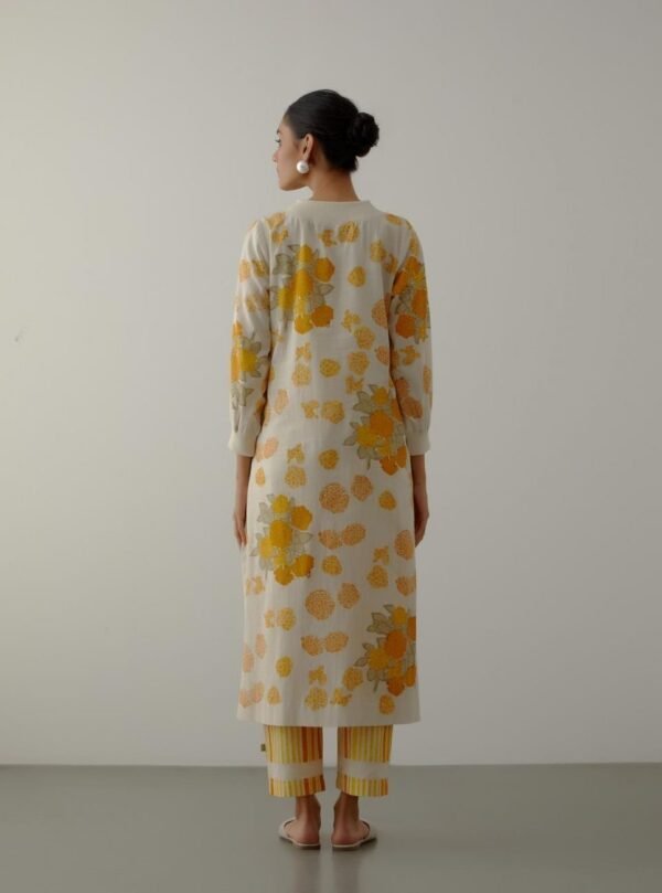 Yellow Nicole Bouquet Rib Tunic - Image 6