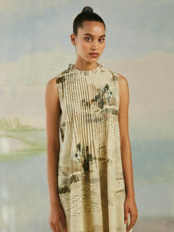 Modern Toile Coastal Tunic - Image 4